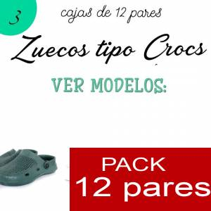 Imagen Zuecos tipo Crocs Zuecos tipo Crocs HOMBRE - Blanco - CAJA DE 12 UDS (Últimas Unidades) 